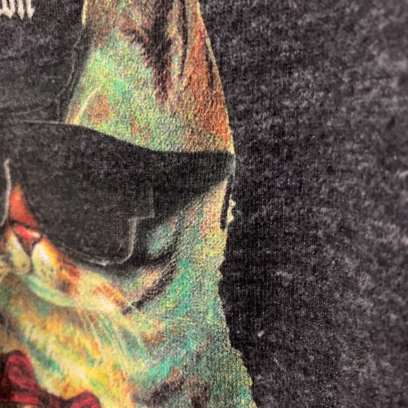 Upper Playground Black Cat Printed Tank Top - Picture 4 of 7